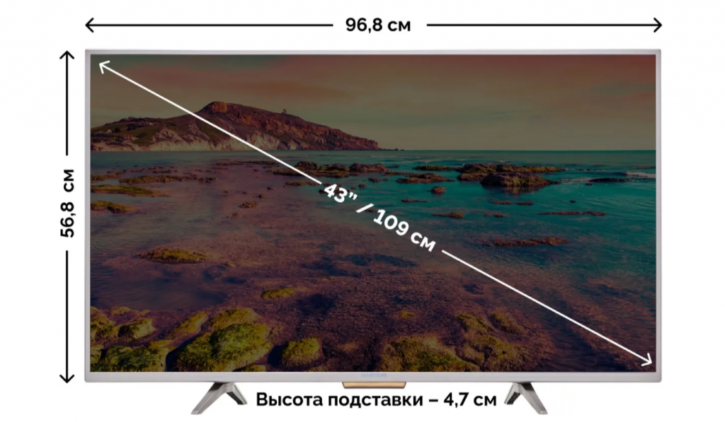Телевизоры Hartens 43 дюйма